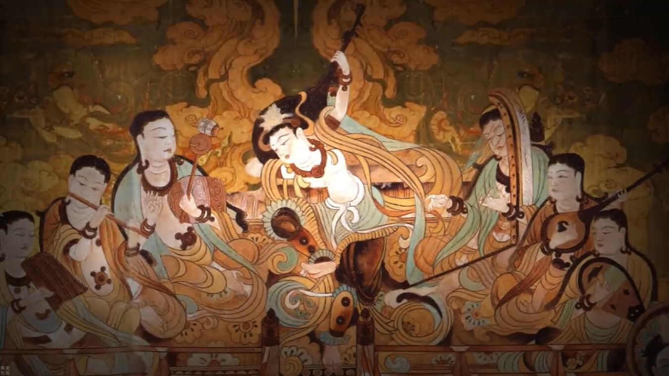 舞美现场-敦煌飞天舞