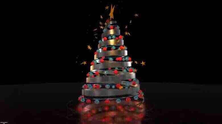 圣诞节声光电开场