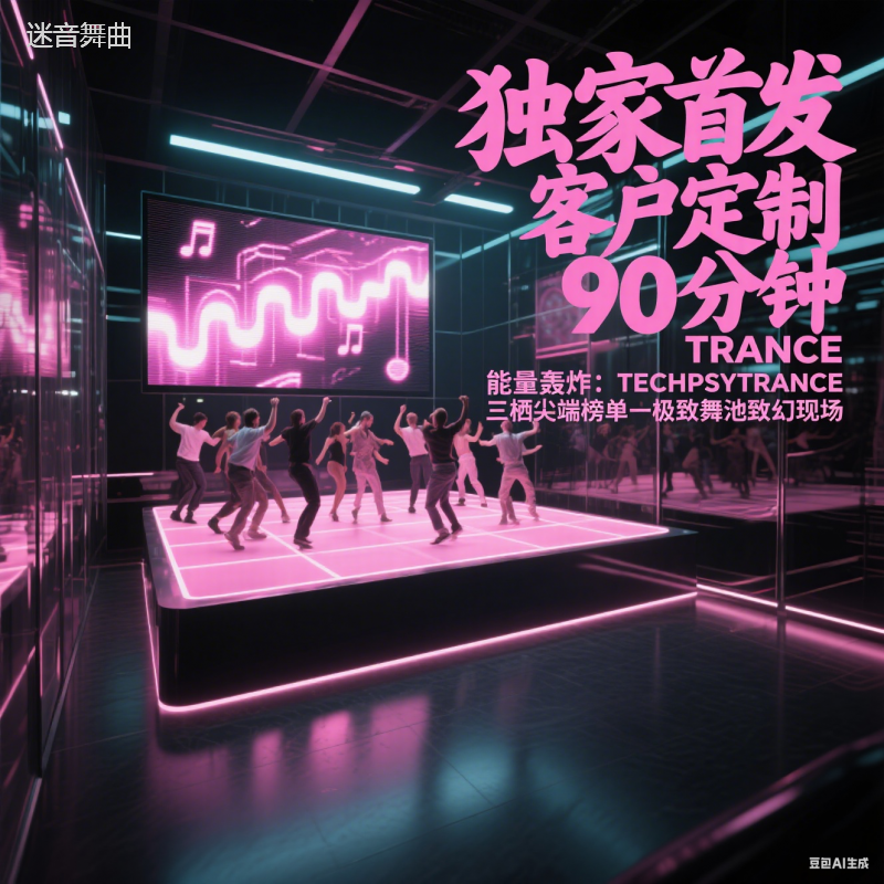 独家首发 客户定制 90 分钟TRANCE 能量轰炸：TECHPSYTRANCE 三栖尖端榜单・极致舞池致幻现场