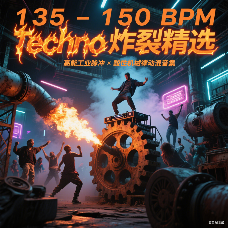135-150 BPM Techno 炸裂精选 高能工业脉冲 × 酸性机械律动混音集