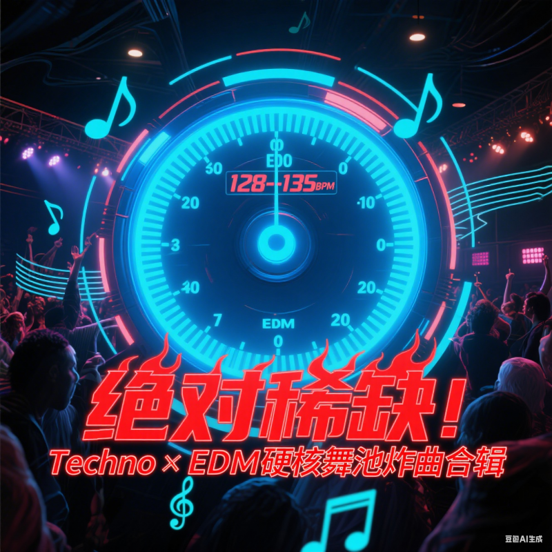 128-135BPM 珍藏 绝对稀缺！Techno&times;EDM 硬核舞池炸曲合辑