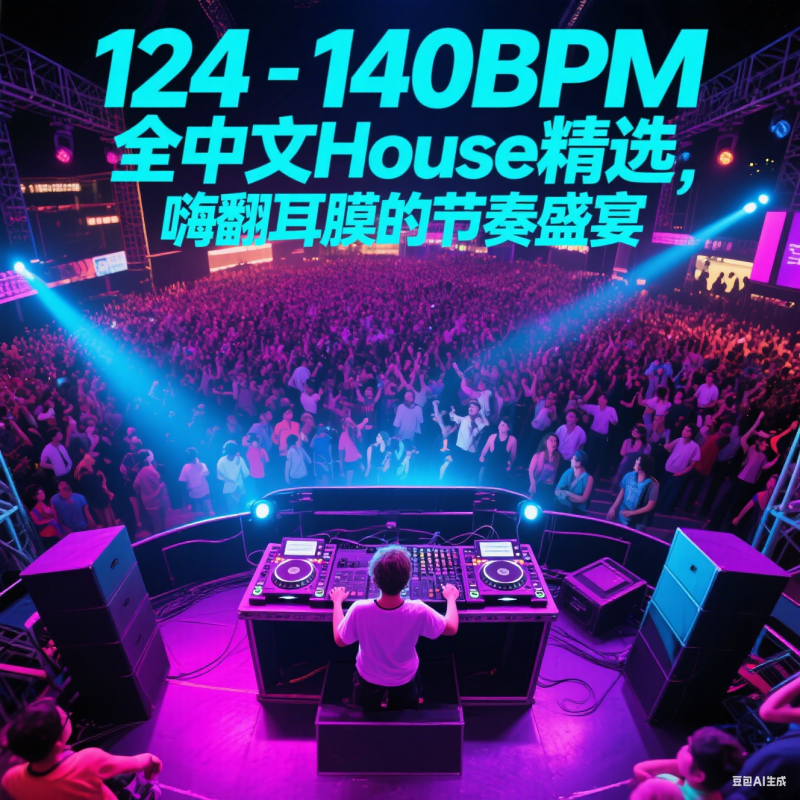 124-140BPM 全中文 House 精选，嗨翻耳膜的节奏盛宴