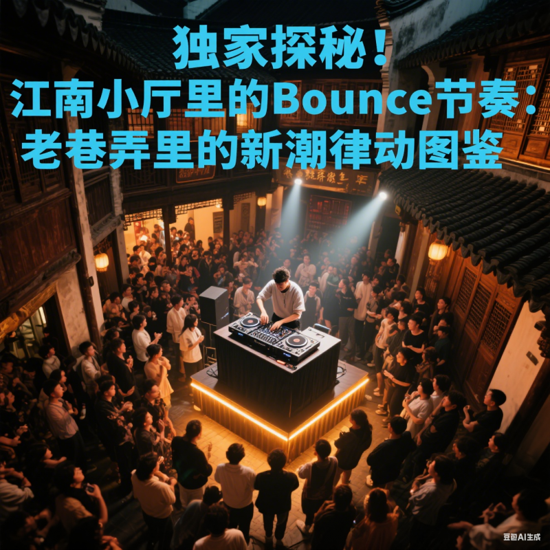 独家探秘！江南小厅里的 Bounce 节奏：老巷弄里的新潮律动图鉴