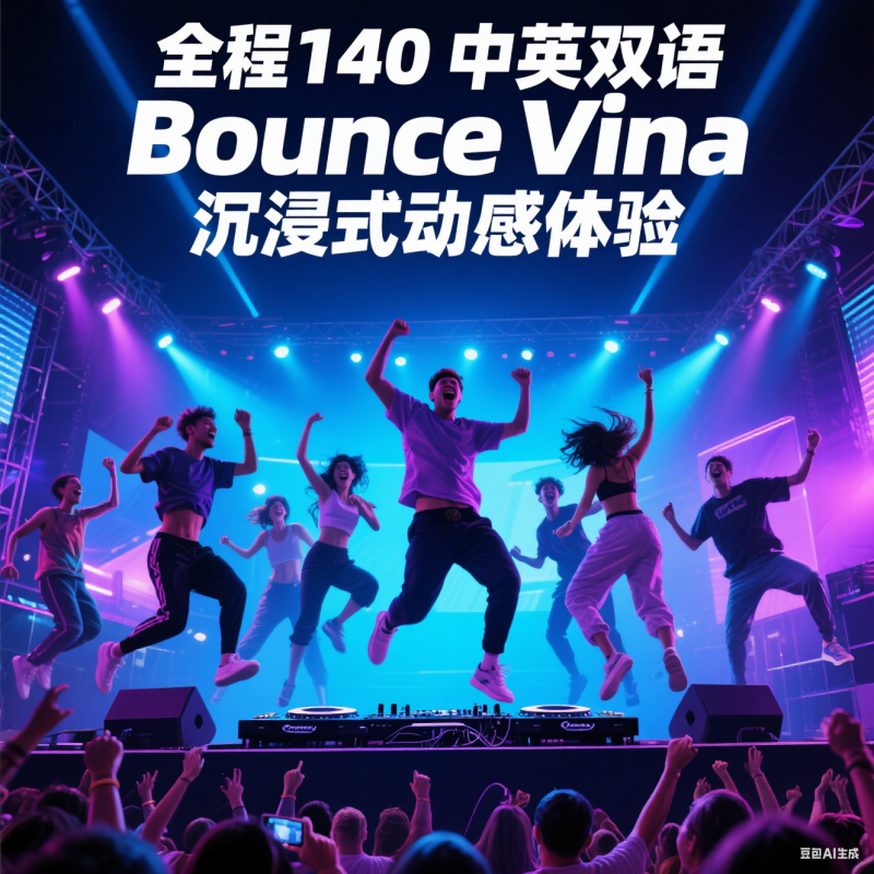 全程140 中英双语 Bounce Vina 沉浸式动感体验