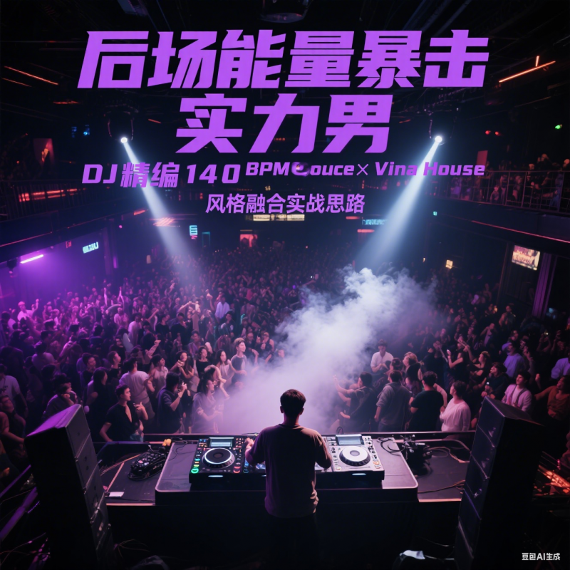后场能量暴击 实力男DJ精心编排 BPM140 Bounce×Vina House 风格融合实战思路