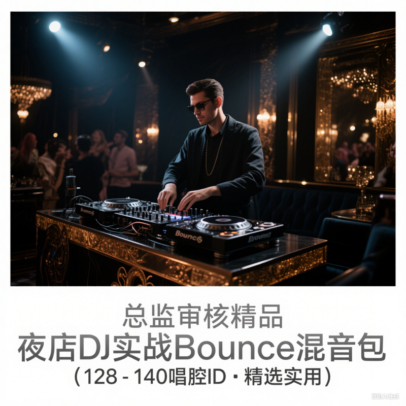 总监审核精品 夜店 DJ 实战 Bounce 混音包（128-140 唱腔 ID・精选实用）