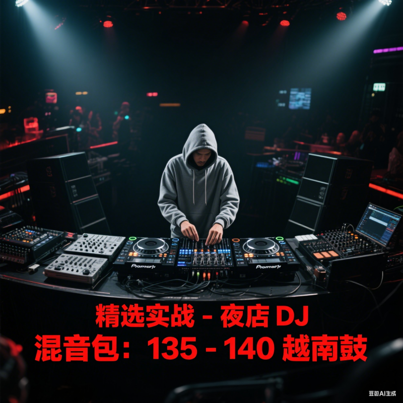 精选实战-夜店 DJ 混音包：135-140 越南鼓