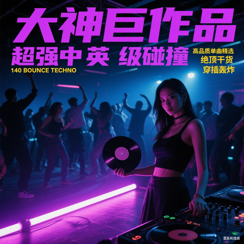 大神巨作 超强中英神级碰撞 高品质单曲精选 140 BOUNCE TECHNO 绝顶干货 穿插轰炸