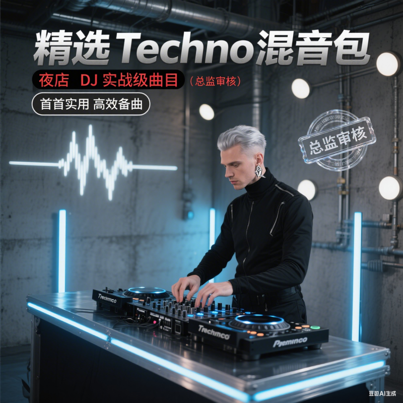 精选 Techno 混音包 夜店 DJ 实战级曲目（总监审核）首首实用 高效备曲