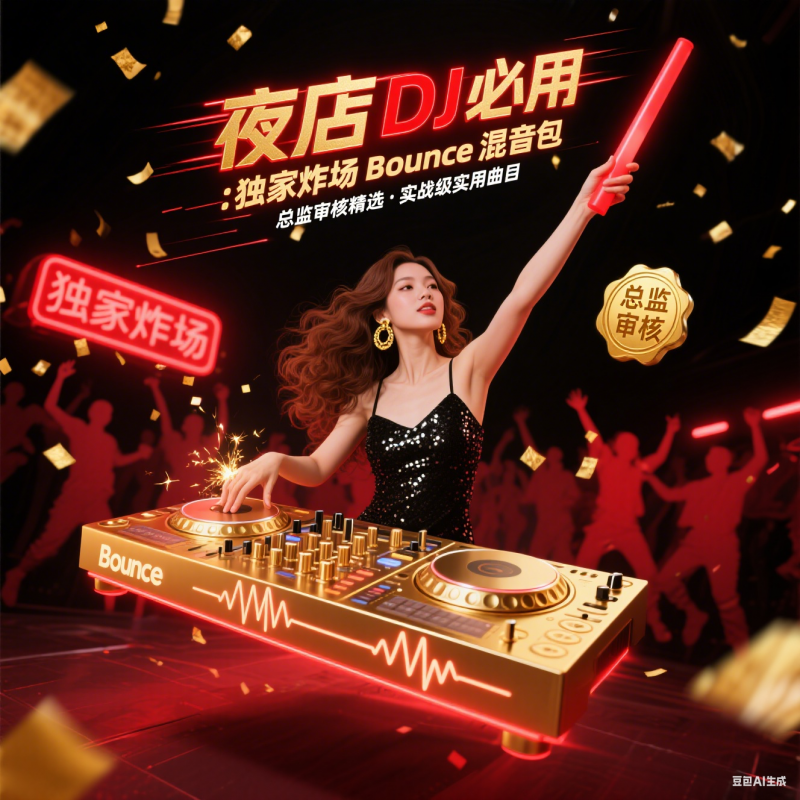 夜店 DJ 必用：独家炸场 Bounce 混音包 总监审核精选・实战级实用曲目
