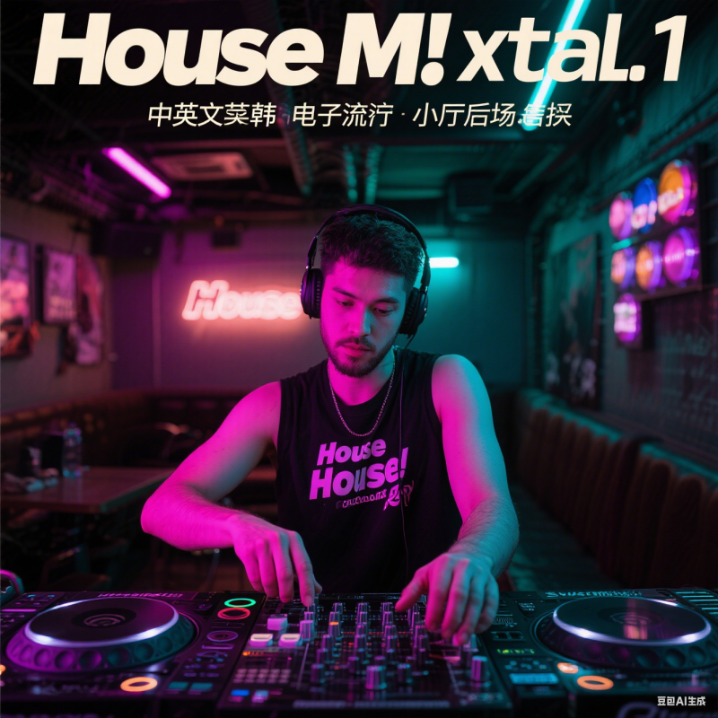 中英韩电子流行 小厅后场House M!xtape Vol.1 高能混搭 无缝衔接