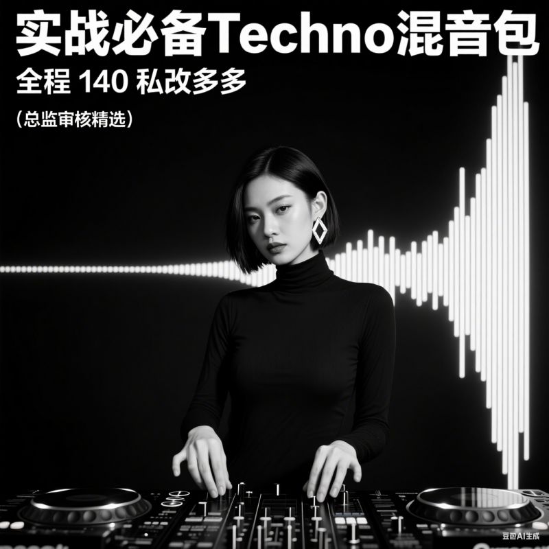 实战必备Techno混音包：全程 140 私改多多（总监审核精选）