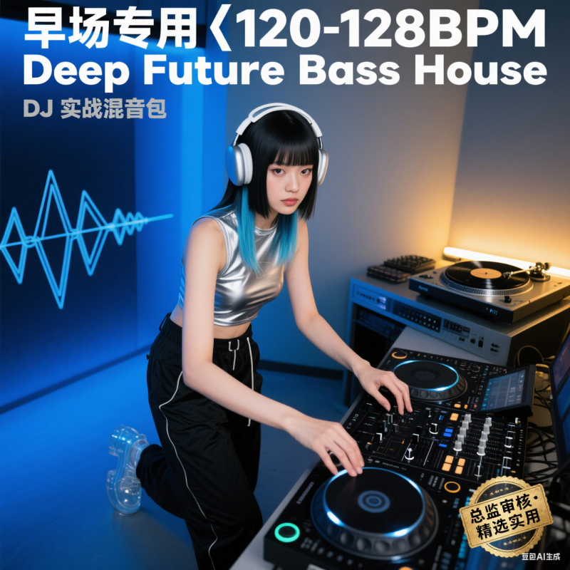 早场专用｜120-128BPM Deep Future Bass House DJ 实战混音包（总监审核・精选实用）