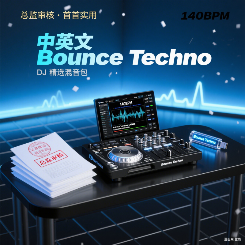 总监审核・首首实用｜全程 140BPM 中英文 Bounce Techno DJ 精选混音包