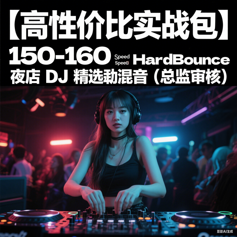 【高性价比实战包】150-160 Speed HardBounce 夜店 DJ 精选混音（总监审核）