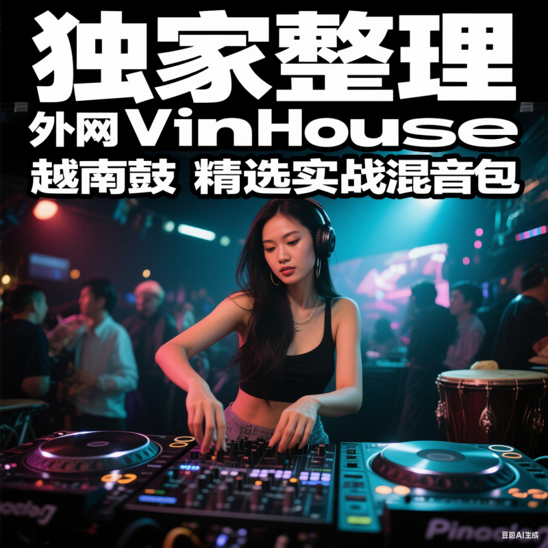 独家整理 外网 VinaHouse 越南鼓 精选实战混音包