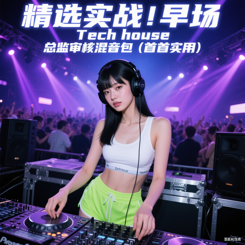 精选实战！早场 Tech house 总监审核混音包（首首实用）