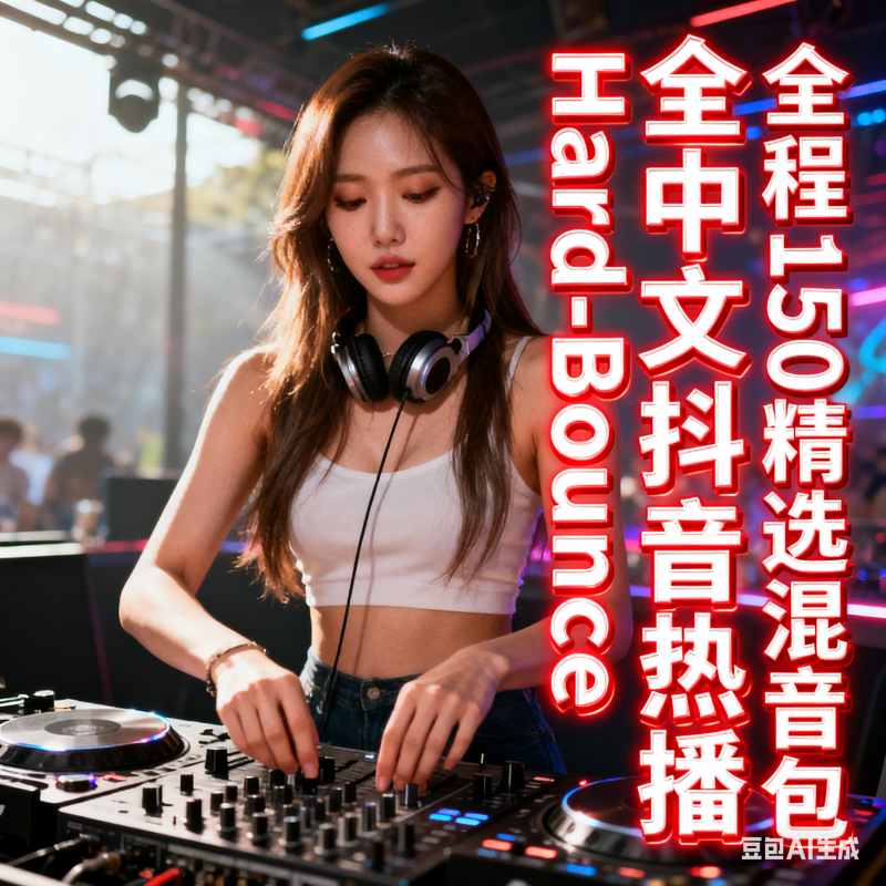 全中文抖音热播 Hard-Bounce 全程150精选混音包
